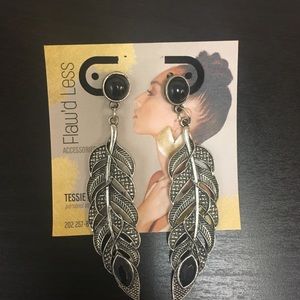 Leaf Drop Earrings